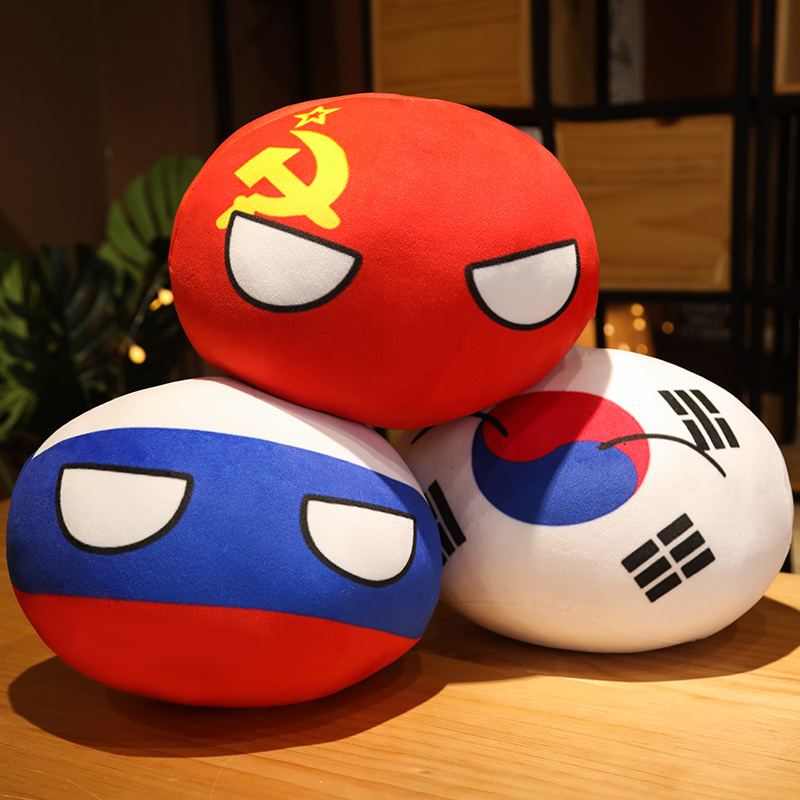 Table Tennis France - Śmieszne 10/30/50cm Polandball kraju zabawkowa piłka