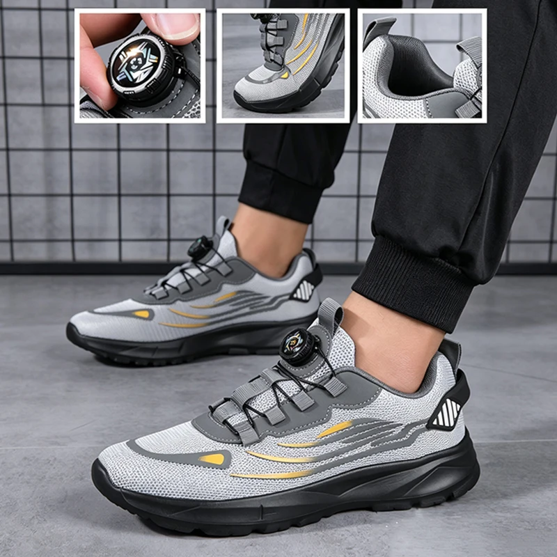 Table Tennis Men - Oddychające męskie buty z siateczki, modne,