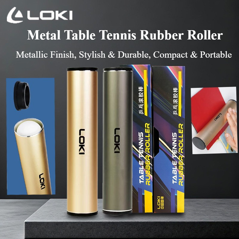 Table Tennis Single - LOKI Metalowy Pojemnik na Gumki do