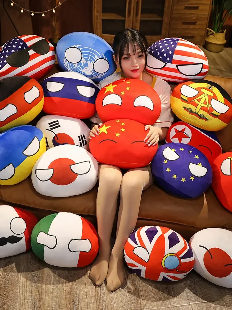 Table Tennis France - Country Ball Toys Plush Polandball Podgrzewacz