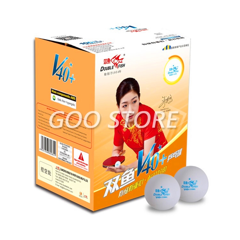 100 piłek Double Fish V40+ 1-S – Table Tennis Vr recenzja i cena