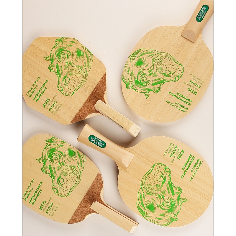 JEELS Green Hippo 1-warstwowa  – Table Tennis Paddles recenzja i cena