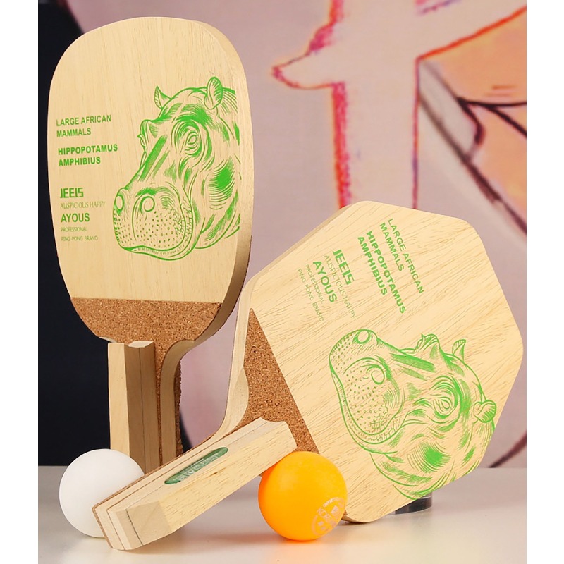 JEELS Green Hippo 1-warstwowa  – Table Tennis Paddles recenzja i cena